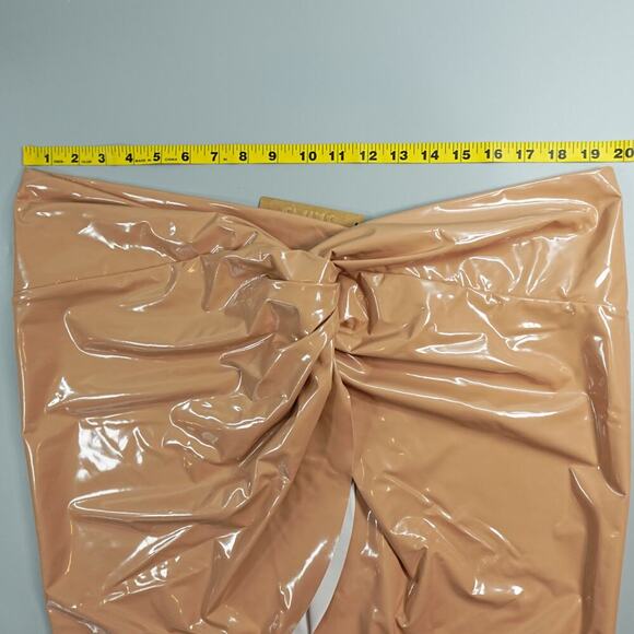 Skims Swim Mini Skirt Women 2X Ochre Textured Bikini Story Sarong Cover Up Beach - Picture 10 of 15